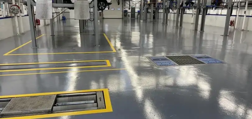 Üretim Hatlarına Ağır Yüke Dayanıklı Epoksi Kaplama